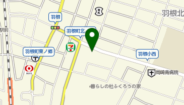 グローアップ 岡崎羽根北の地図画像