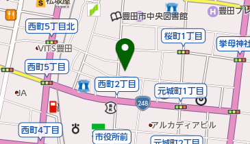 てんぷらいわ井の地図画像