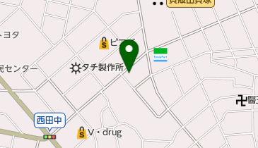 清洲鍼灸治療院西田中院の地図画像