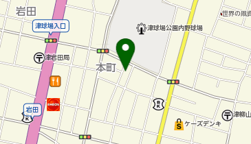 中森理容院の地図画像