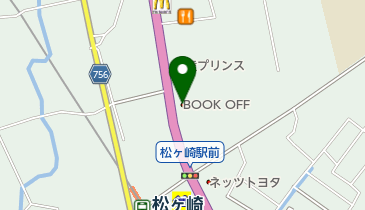ブックオフ42号松阪久米店の地図画像