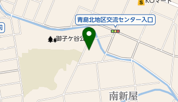 青島北地区交流センターの地図画像