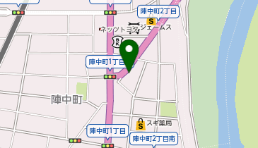 菊屋和楽器店の地図画像