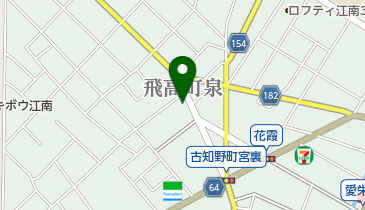 美容室プラチナの地図画像