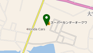 オークワいなべ店花権の地図画像
