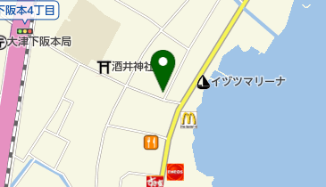 大津マルヰ株式会社の地図画像