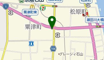 石山電工社の地図画像