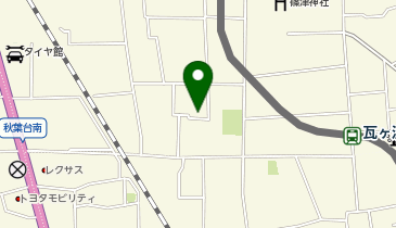 桜馬場自治会館の地図画像