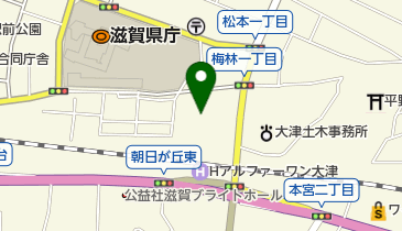 滋賀県砂利事業協同組合連合会の地図画像