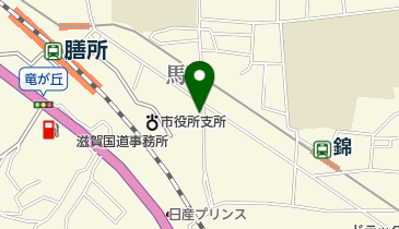 山野愛子どろんこ美容滋賀販社京滋ヤマノの地図画像