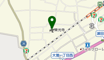 東光寺の地図画像