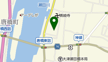 浜七ふとん店の地図画像