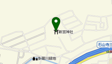 新宮神社の地図画像