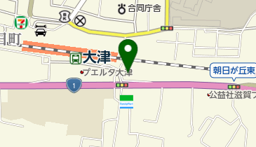 滋賀県貿易株式会社の地図画像