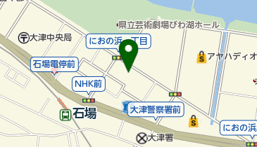 滋賀県旅館ホテル生活衛生同業組合の地図画像
