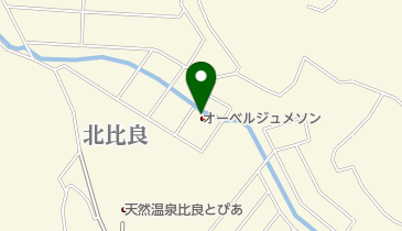 田園のテーブルの地図画像