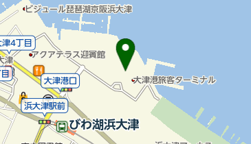 滋賀県立びわ湖フローティングスクールの地図画像