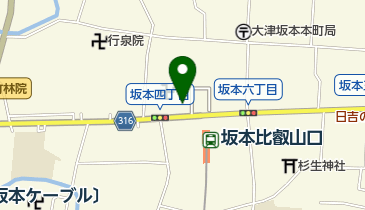 大津市消防局 坂本分団詰所の地図画像