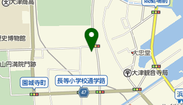 大津市消防局 長等分団詰所の地図画像