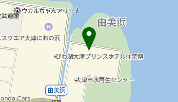 大津市役所 企業局 施設部 水再生センターの地図画像