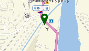 大津市役所 市民部 南郷市民センターの地図画像