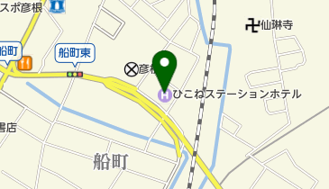 ひこねステーションホテルの地図画像