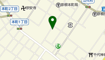 彦根市立 西地区公民館の地図画像