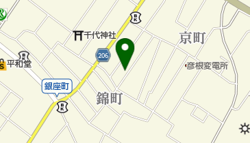 金光教彦根教会の地図画像