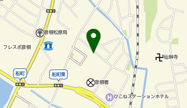 全家研ポピー湖東支部の地図画像