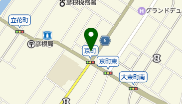 富国生命保険相互会社彦根営業所の地図画像