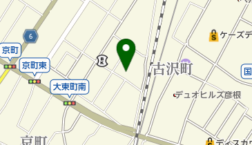 近畿労働金庫彦根支店の地図画像