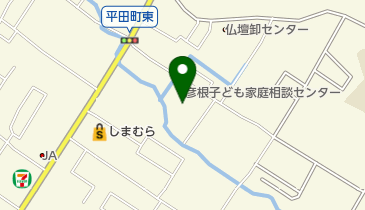 滋賀県彦根子ども家庭相談センターの地図画像