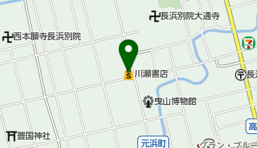 大西はきもの店の地図画像