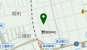 大津地方検察庁長浜支部の地図画像