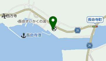 長命寺草の根ハウスの地図画像