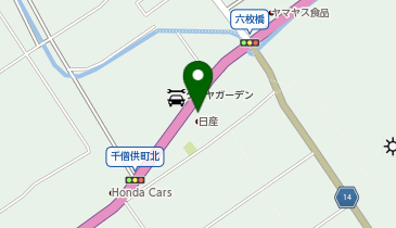 六枚橋自動車の地図画像