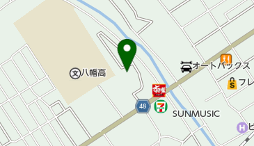 滋賀県建築組合八幡支部の地図画像