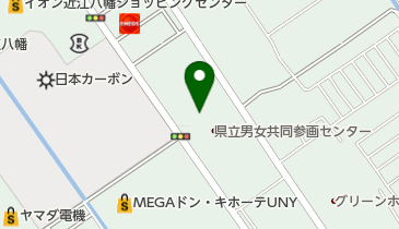 滋賀県立男女共同参画センターG-NETしがの地図画像