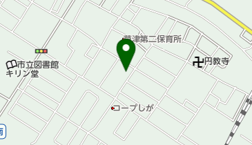 草津市立 西一教育集会所の地図画像