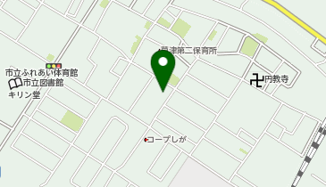 草津市立 西一会館の地図画像