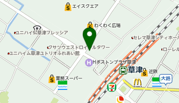 ECCジュニア滋賀センターの地図画像