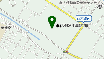 草津市立 市民体育館の地図画像