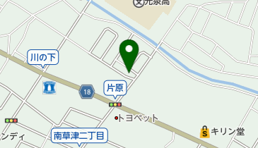 犬の美容室ジョンの地図画像