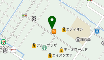 京そば処志乃崎草津西店の地図画像