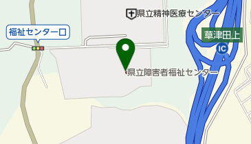 滋賀県障害者更生相談所の地図画像