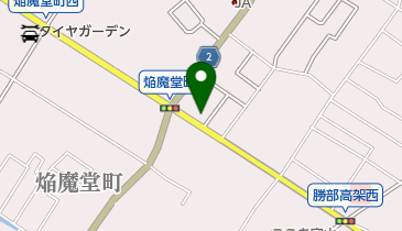 かめや物部店の地図画像