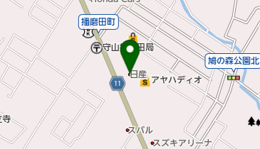 滋賀日産自動車株式会社守山店の地図画像