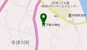 下新川神社の地図画像