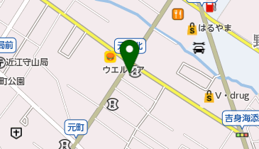 アサヒメガネ守山店の地図画像