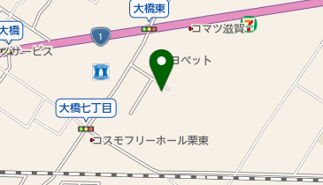 株式会社近江物産の地図画像